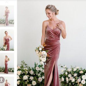 Velvet Rory Revelry Burgundy Dress